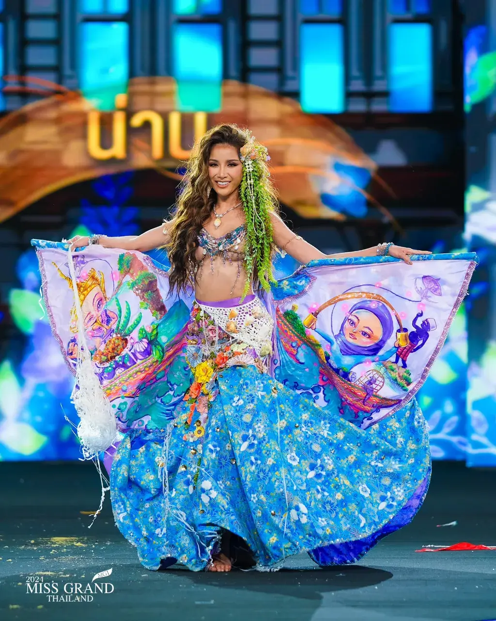 MGT26 #มิสแกรนด์น่าน เนส ประกายเพชร อุมากร  ชุด ยิปซีแห่งอันดามัน