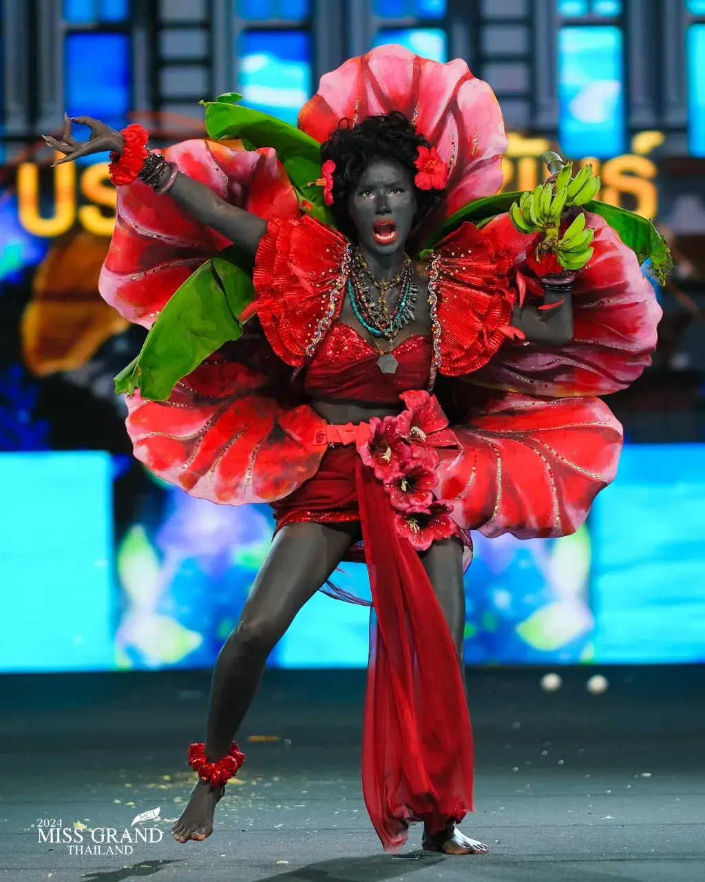 MGT30 #มิสแกรนด์ประจวบคีรีขันธ์ ปลายฟ้า ปลายฟ้า ทองดอนพุ่ม  ชุด นางลำหับผู้พราวเสน่ห์