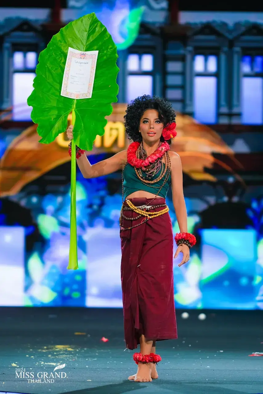 MGT32 #มิสแกรนด์ปัตตานี เจ้าหลิน กวินตรา ประภาสะโนบล  ชุด วิวาห์พนาไพร