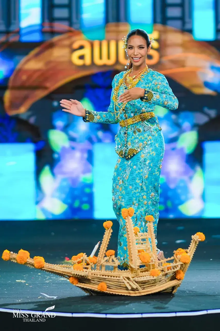 MGT52 #มิสแกรนด์ลพบุรี ยีนส์ นันทนาภรณ์ ดีสำโรง  ชุด สะเดาะเคราะห์ลอยเล