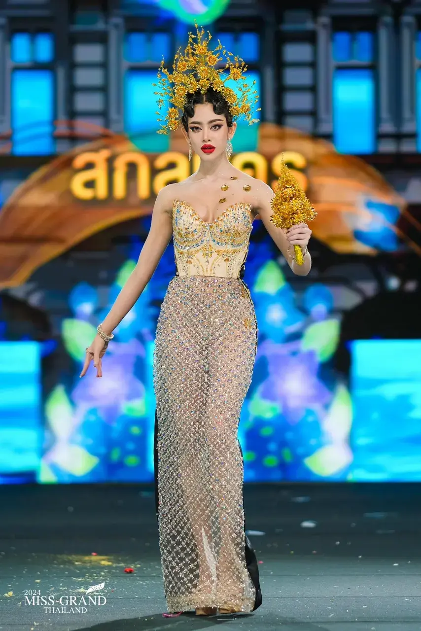 MGT57 #มิสแกรนด์สกลนคร จินนี่ ณปภัช รุ่งโรจน์  ชุด บุหงามาศ ราชบรรณ