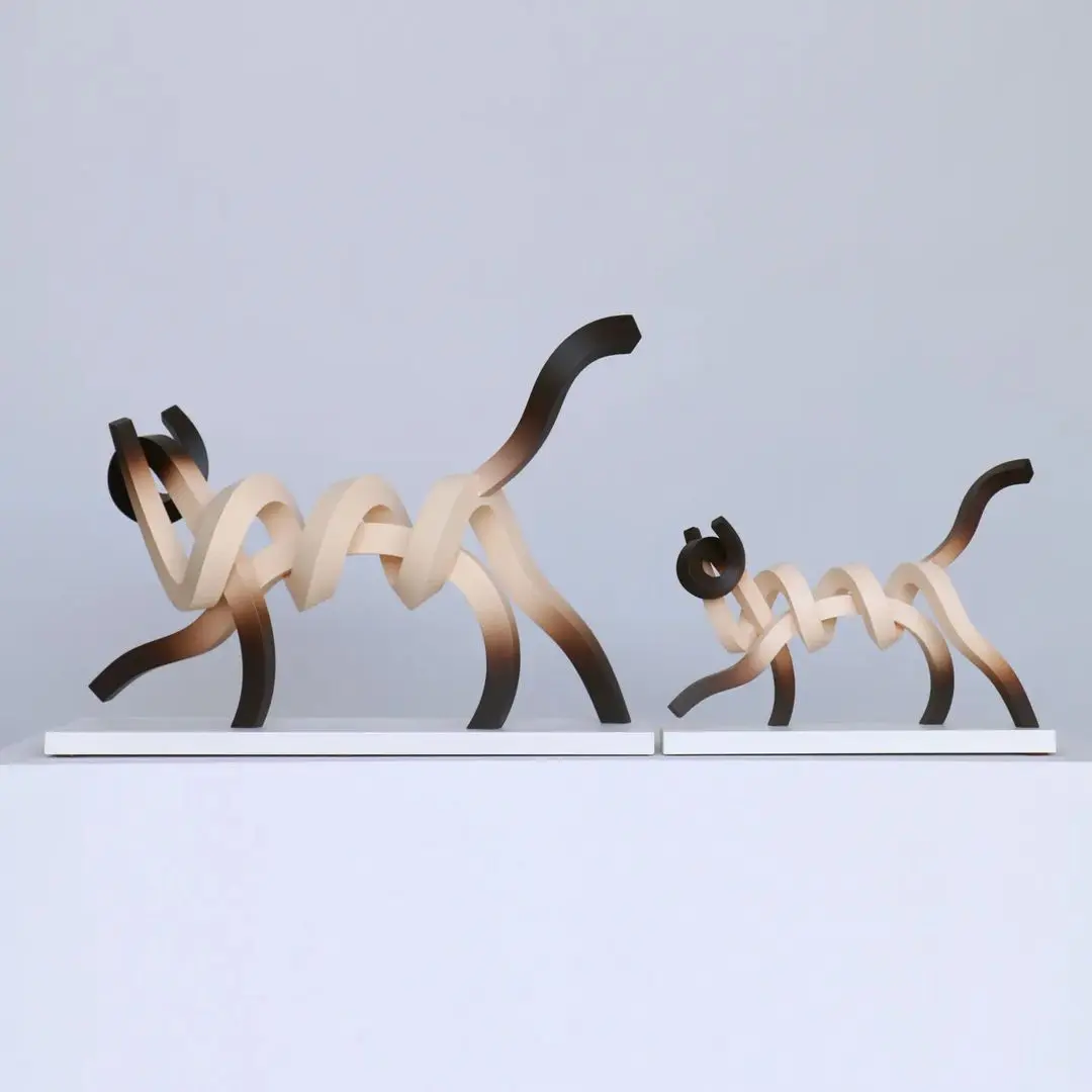 Siamese Cat Creative Sculptures 🇹🇭