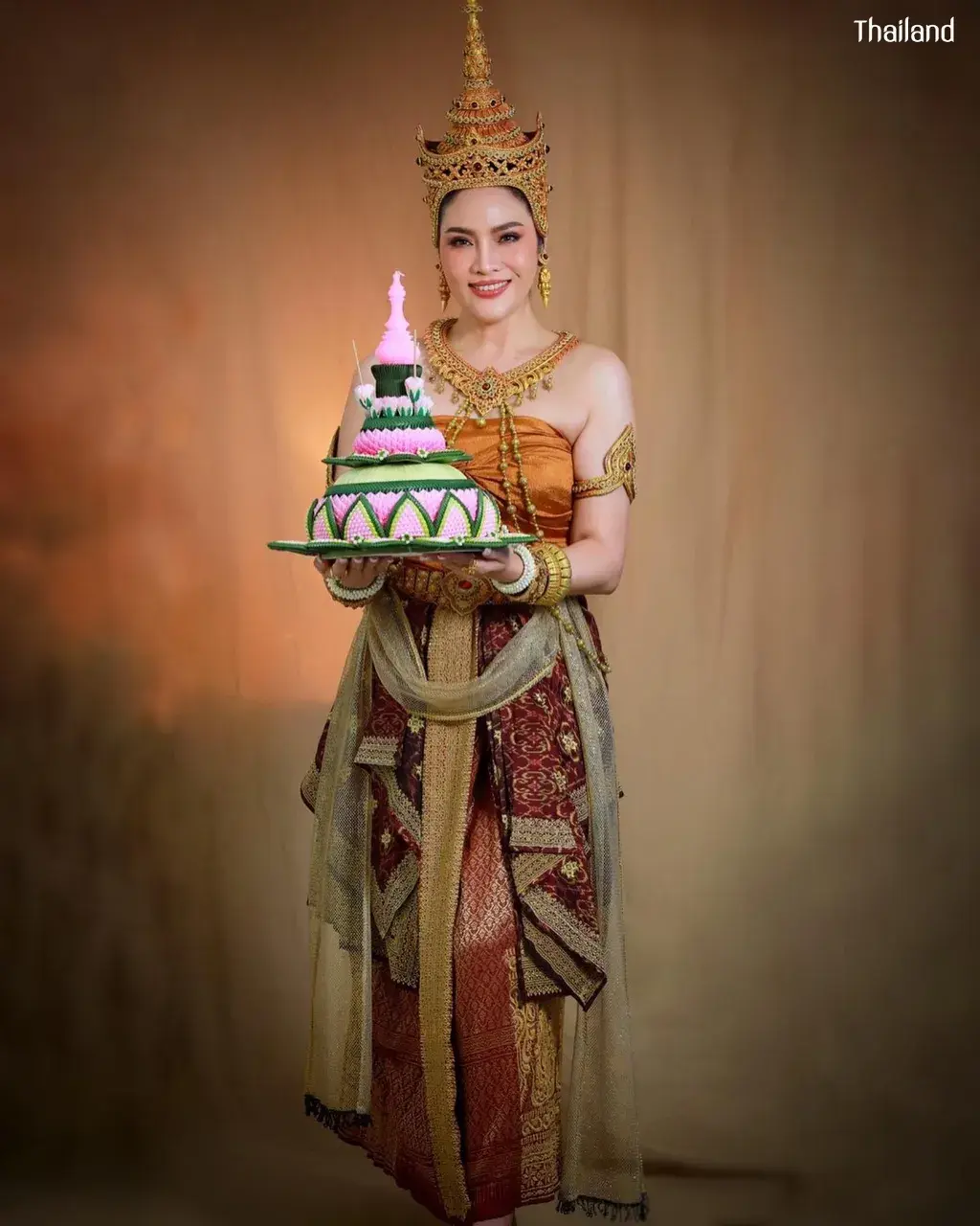 Ornanong Panyawong in Loy Krathong Festival 🇹🇭