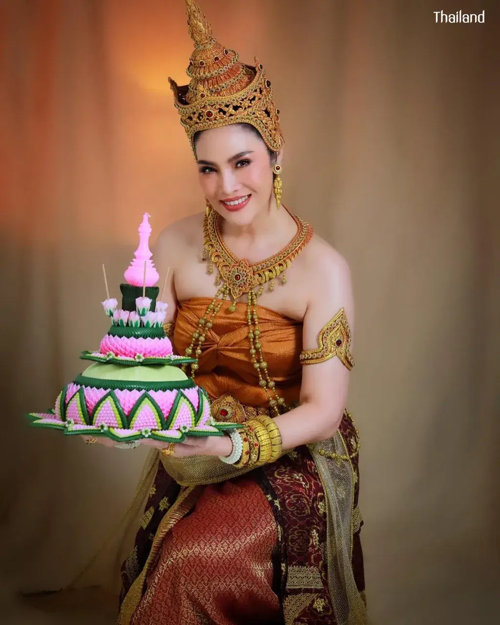 Ornanong Panyawong in Loy Krathong Festival 🇹🇭