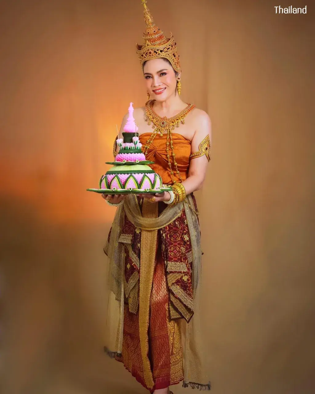 Ornanong Panyawong in Loy Krathong Festival 🇹🇭