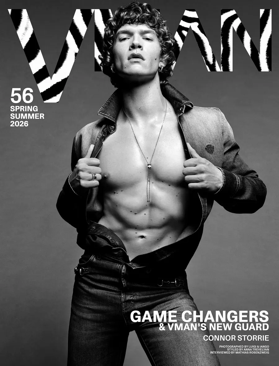 Connor Storrie @ VMan #56 Spring-Summer 2026