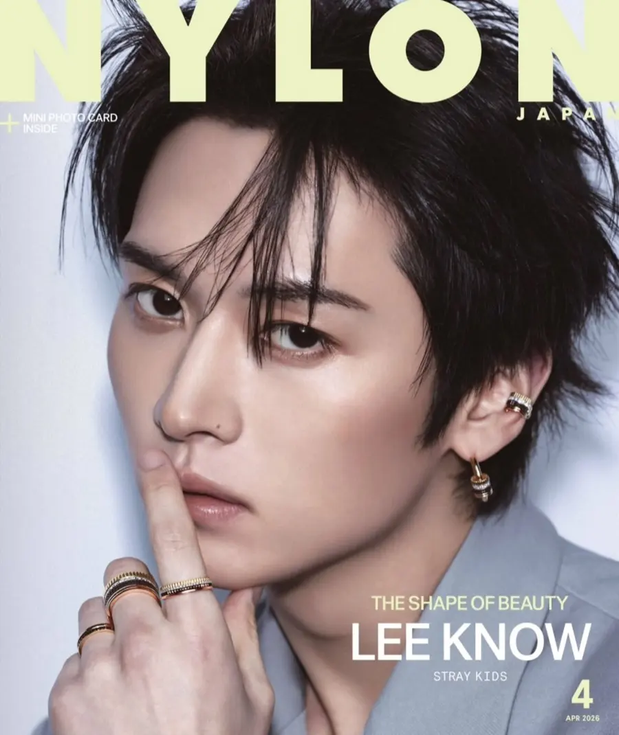 (Stray Kids) Lee Know @ NYLON Japan April 2026