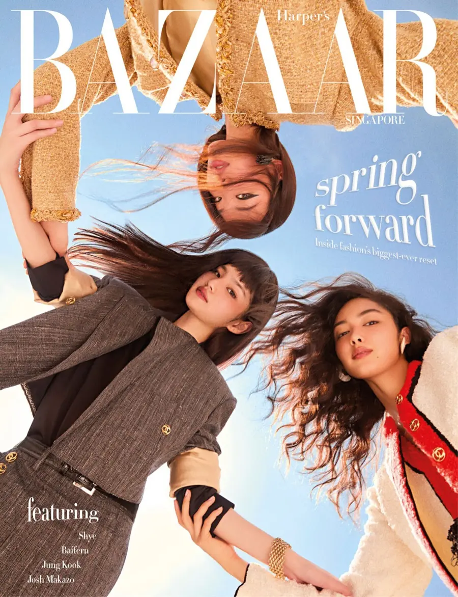 บรีน่า-นภัสนันท์, มิลค์-ณัฐรชา & ว่ายฟ้า-ชนิตสิริ @ Harper's BAZAAR Singapore March 2026