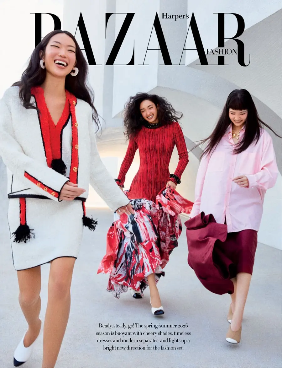 บรีน่า-นภัสนันท์, มิลค์-ณัฐรชา & ว่ายฟ้า-ชนิตสิริ @ Harper's BAZAAR Singapore March 2026