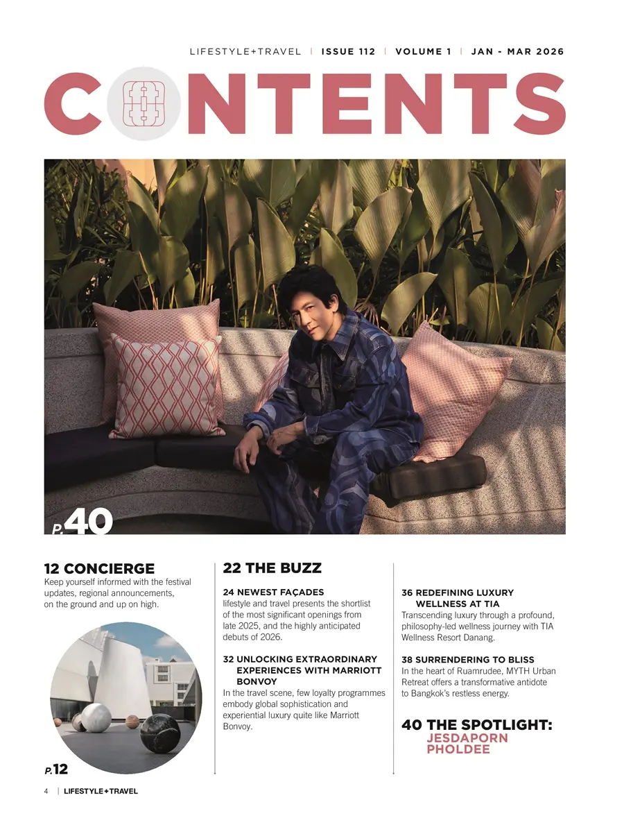 ติ๊ก เจษฎาภรณ์ @ Lifestyle+Travel Magazine issue 112 January-March 2026