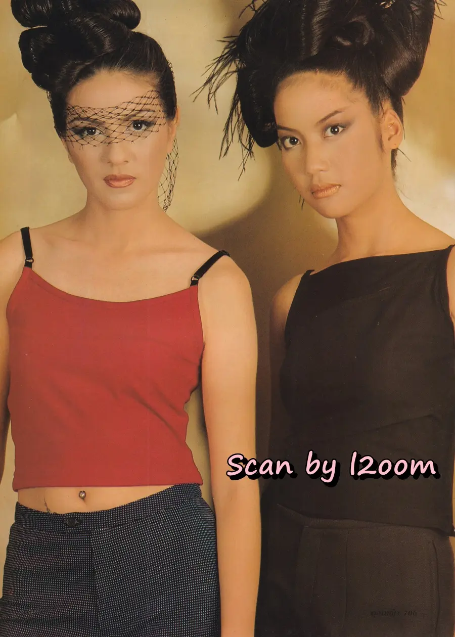 (วันวาน) เอ๊ะ อิศริยา & ราโมน่า ซาโนลารี่ @ นิตยสาร คุณหญิง ปีที่ 3 ฉบับที่ 66 ปักษ์แรก กุมภาพันธ์ 2541