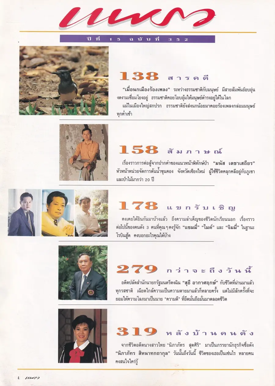 (วันวาน) เงาะ กชกร @ นิตยสาร แพรว ปีที่ 15 ฉบับที่ 352 ปักษ์หลัง เมษายน 2537