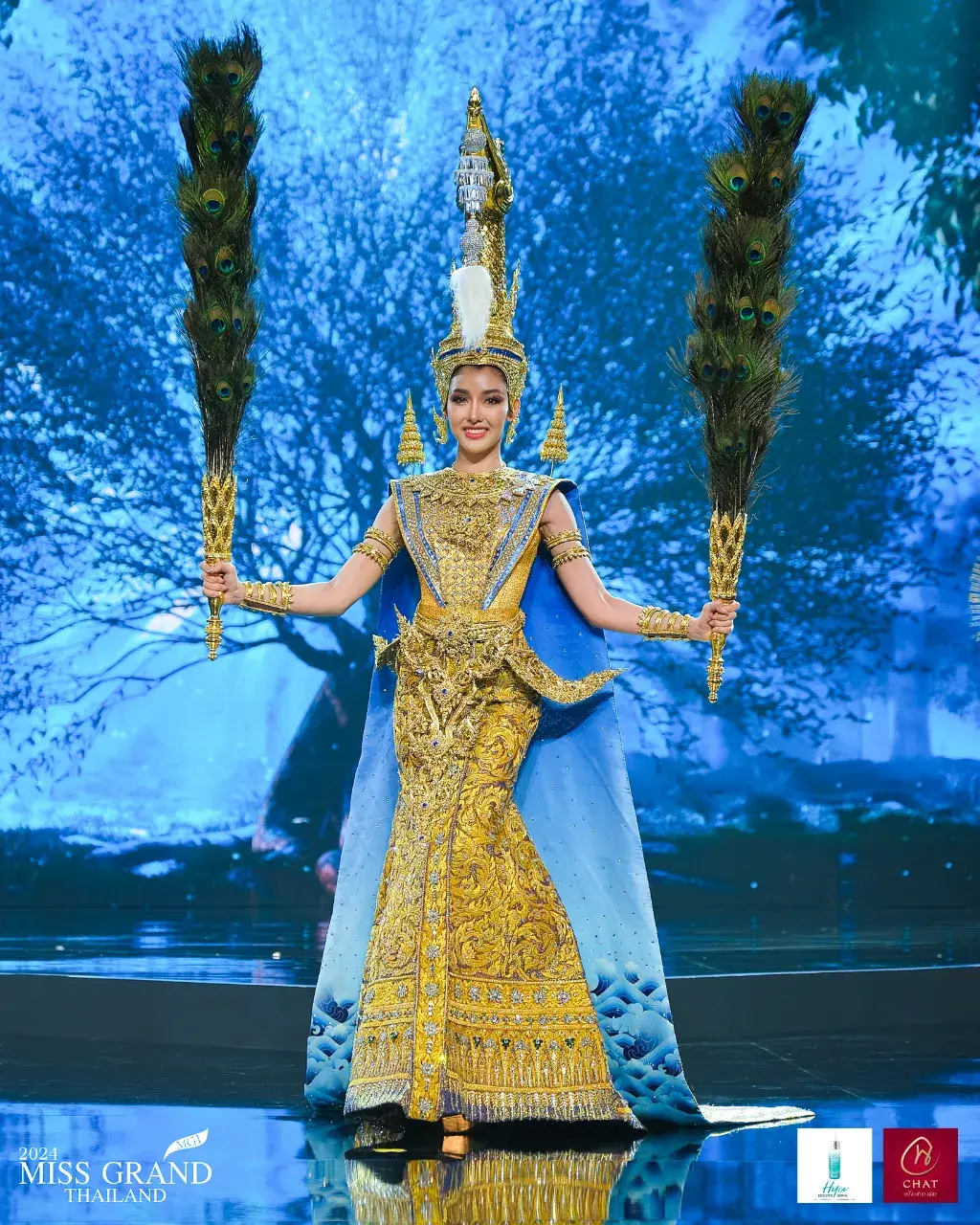 MGT01 #มิสแกรนด์กรุงเทพมหานคร ยุวเฟิร์น ยุวภรณ์ ทรงงาม ชุดศรีสุพรรณหงส์