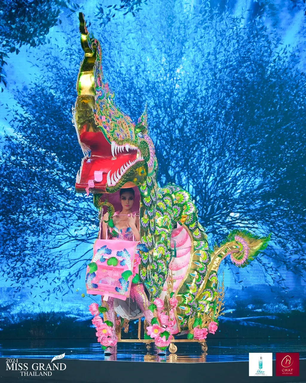 MGT03 #มิสแกรนด์กาญจนบุรี พิกุล กุลธิดา ทองเลิศ  ชุด พญานาคราชกาญจนบุรี