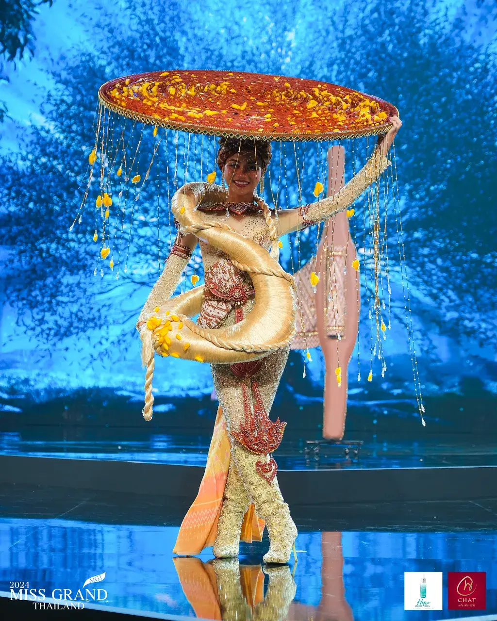 MGT06 #มิสแกรนด์ขอนแก่น ปุ๊กกี้ กนกพร หมื่นน้อย  ชุด The City Of Silk