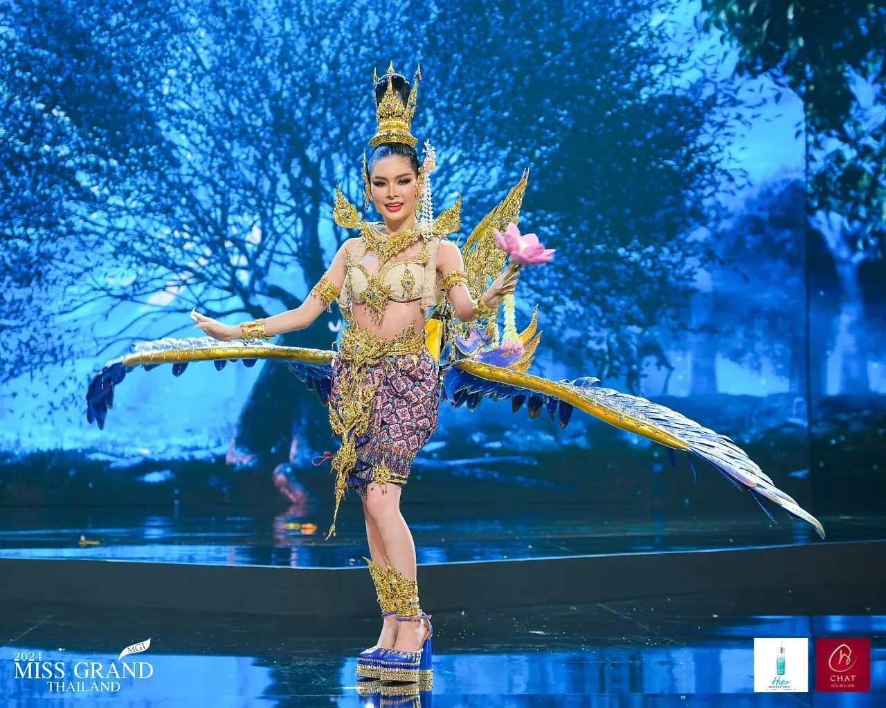 MGT10 #มิสแกรนด์ชัยนาท อาย ภรภัค วราโสภณภักดี  ชุด ภรภัคนารี กัลยาณีหิมพานต์