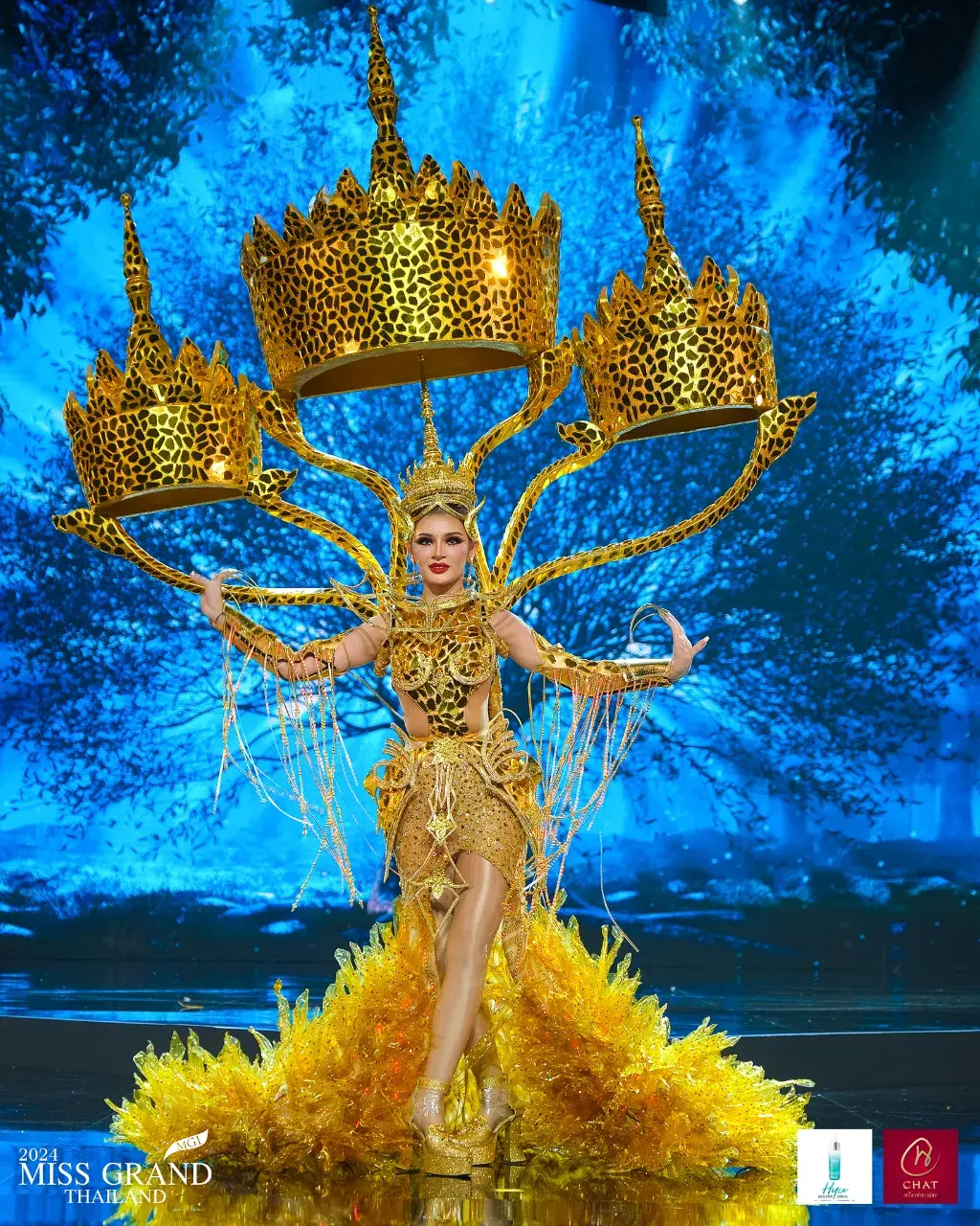 MGT15 #มิสแกรนด์ตรัง นอล์รี่ นริสา ยี่สุ้น  ชุด เซ่นสรวงบูชา โนราลุยไฟ