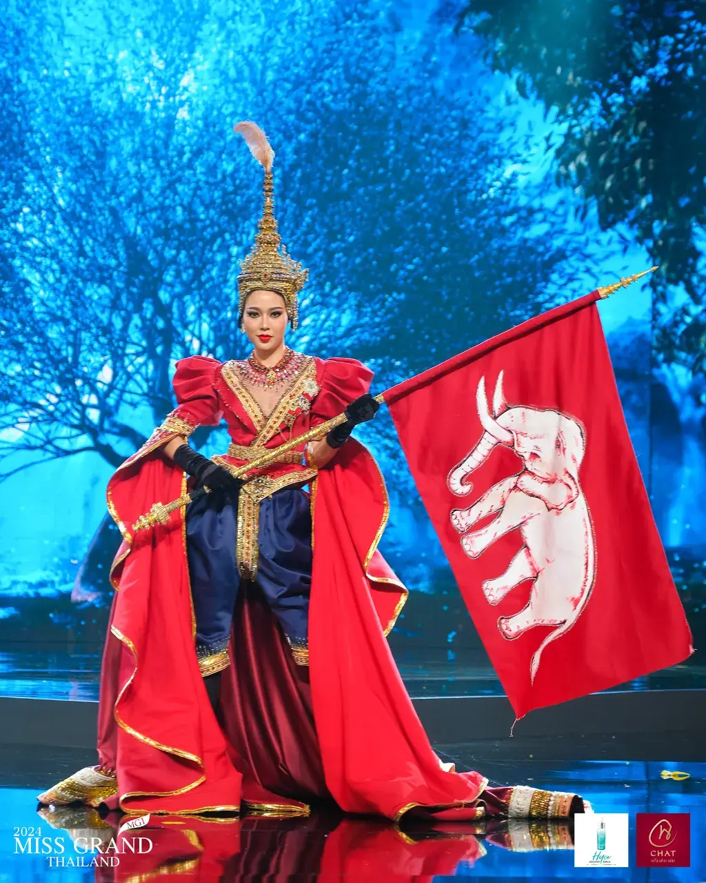 MGT16 #มิสแกรนด์ตราด แป้งโกกิ กมลชนก ปัญญานะ  ชุด ตราดรำลึก แผ่นดินสยาม