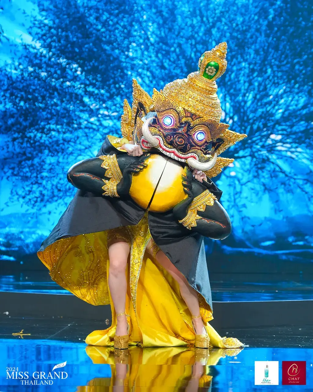 MGT18 #มิสแกรนด์นครนายก ป็อปคอร์น ทิพยาภรณ์ อัครพล  ชุด มนตราจันทคราส