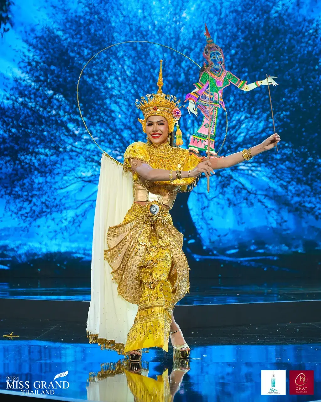 MGT22 #มิสแกรนด์นครศรีธรรมราช ครีม วรัญญา เลไธสง  ชุด อารายศิลปถิ่นเมืองคร