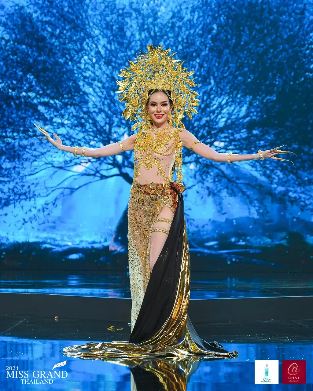 MGT25 #มิสแกรนด์นราธิวาส ใบเตย ศรัณย์รัชต์ กาญจนเสถียร  ชุด วนาราชินี