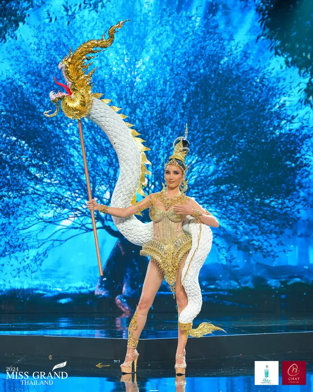 MGT26 #มิสแกรนด์น่าน เนส ประกายเพชร อุมากร  ชุด นาคามหิธานุภาพ