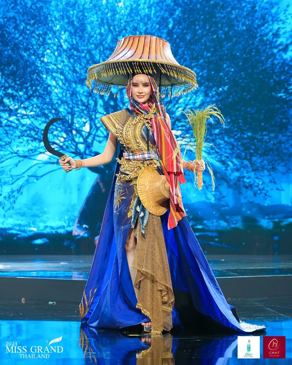 MGT31 #มิสแกรนด์ปราจีนบุรี ยู ชาคริยา เวทนิธิสกุล  ชุด จงภูมิใจ ข้าฯ ลูกชาวนา