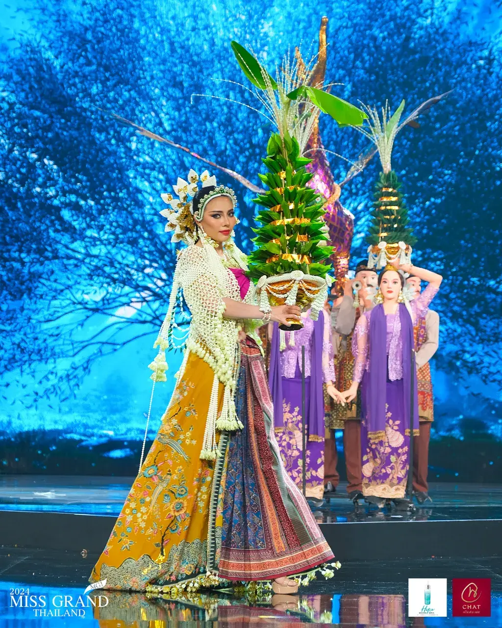 MGT32 #มิสแกรนด์ปัตตานี เจ้าหลิน กวินตรา ประภาสะโนบล  ชุด บุหรงราตู ปตานีรายา