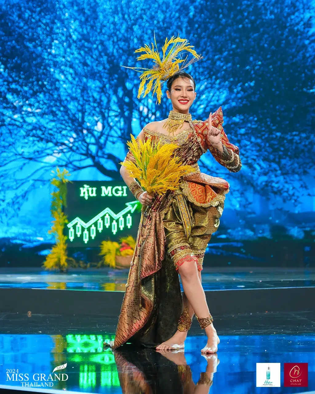 MGT37 #มิสแกรนด์พิจิตร จันทร์เจ้า ปิยะรดา วายุเวช  ชุด หุ้น MGI