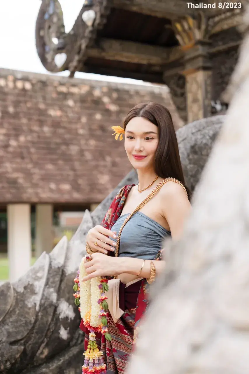 Jackie Jacqueline in Lanna Dress 🇹🇭