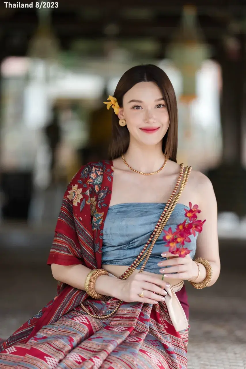 Jackie Jacqueline in Lanna Dress 🇹🇭