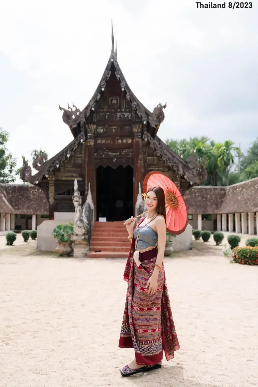 Jackie Jacqueline in Lanna Dress 🇹🇭