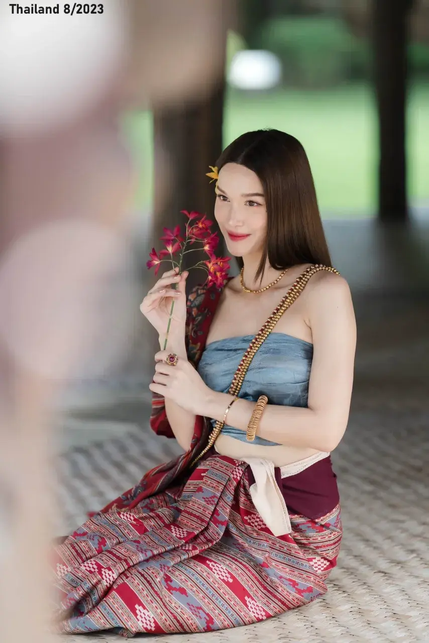 Jackie Jacqueline in Lanna Dress 🇹🇭