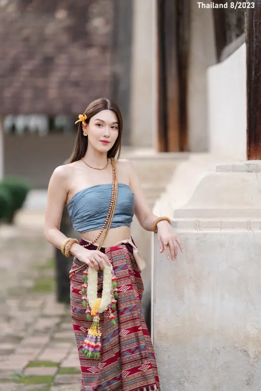 Jackie Jacqueline in Lanna Dress 🇹🇭