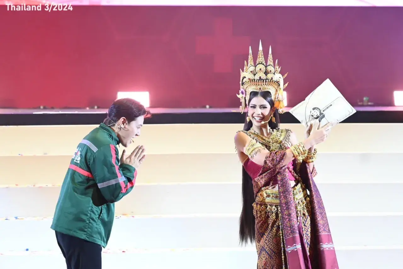 Anntonia Porsild in Thai Apsara Attire 🇹🇭