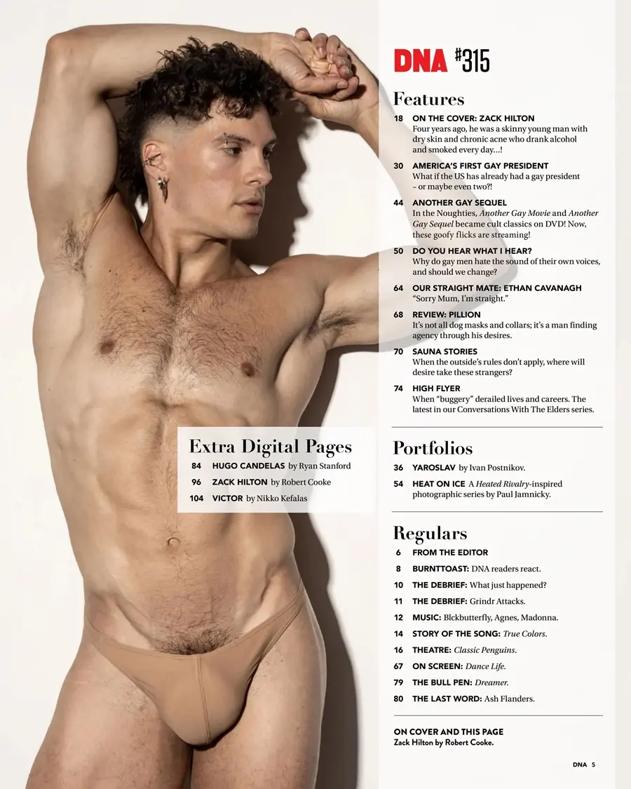 Zack Hilton @ DNA Magazine issue 315 April 2026