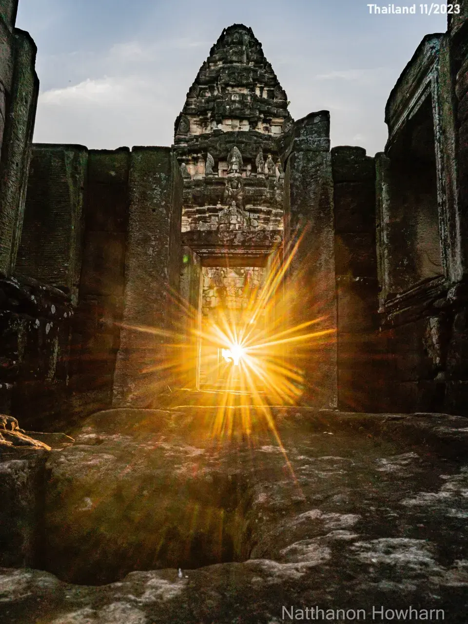 Sunset at Phimai Thai Temple 🇹🇭