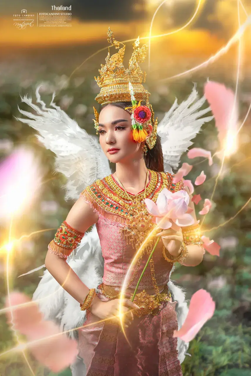 Model in Kinnari Thai Creative Costume  🇹🇭