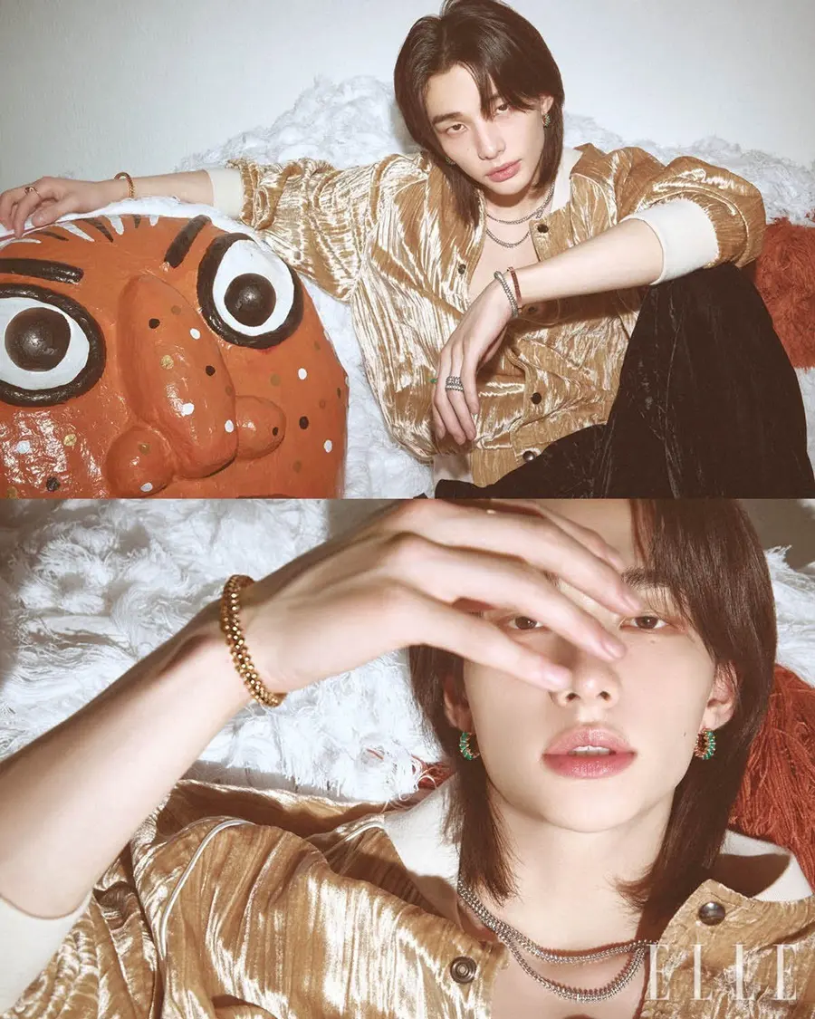 (Stray Kids) Hyunjin @ ELLE Korea April 2026