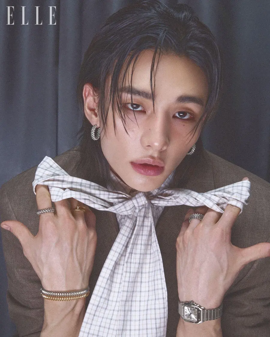 (Stray Kids) Hyunjin @ ELLE Korea April 2026
