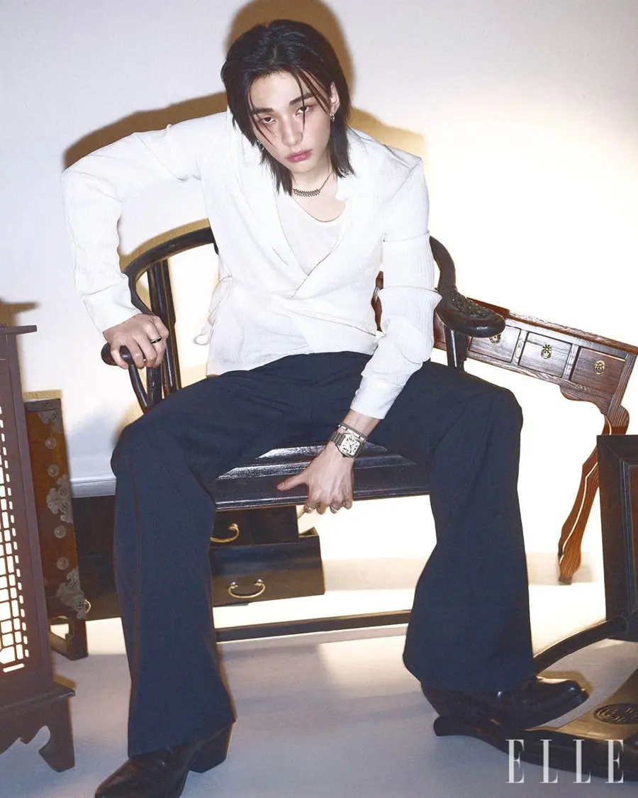(Stray Kids) Hyunjin @ ELLE Korea April 2026