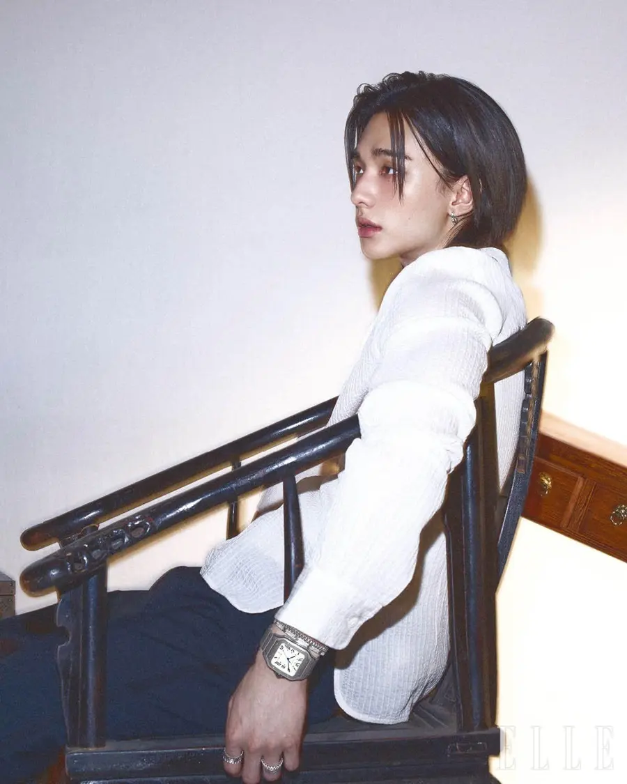 (Stray Kids) Hyunjin @ ELLE Korea April 2026