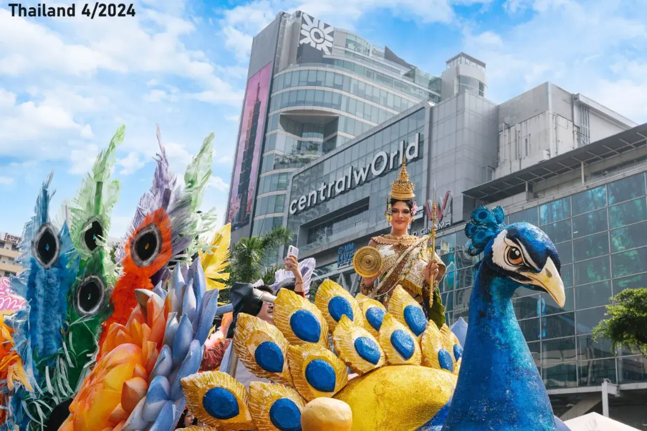 Sheynnis Palacios as Mahothorn Devi Thai Songkran Goddess 2024 🇹🇭