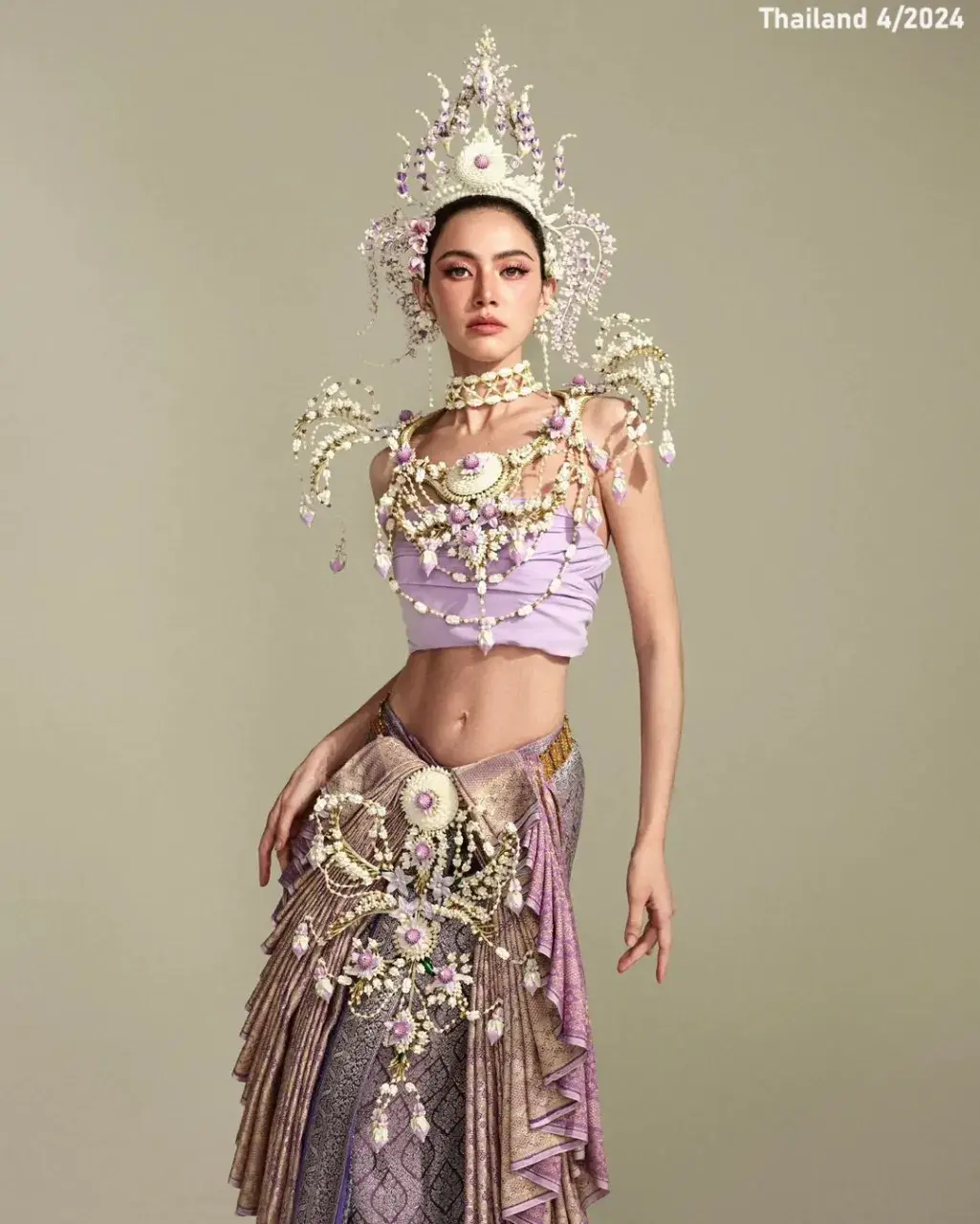 Mai Davika in Apsara Thai National Costume 🇹🇭