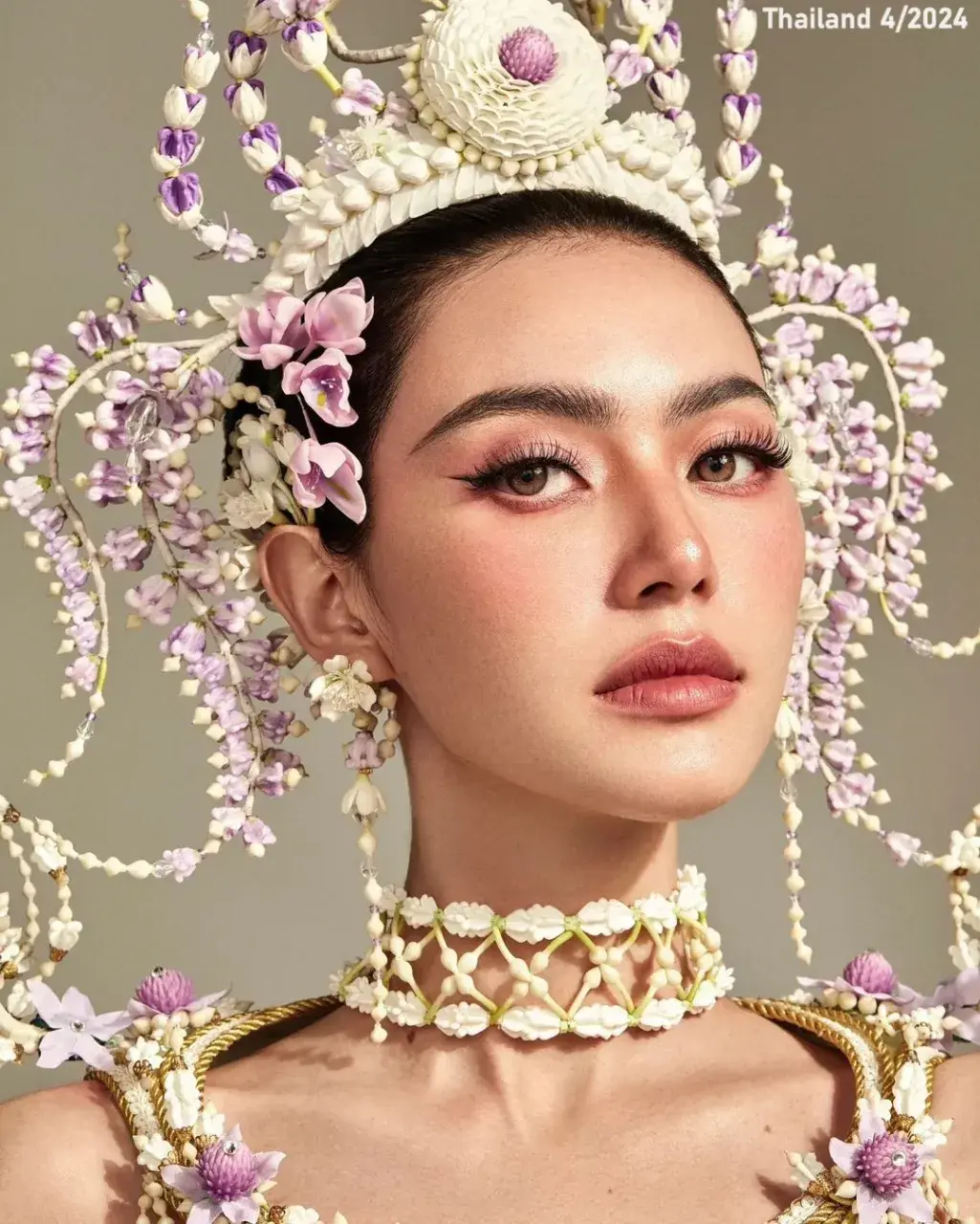 Mai Davika in Apsara Thai National Costume 🇹🇭