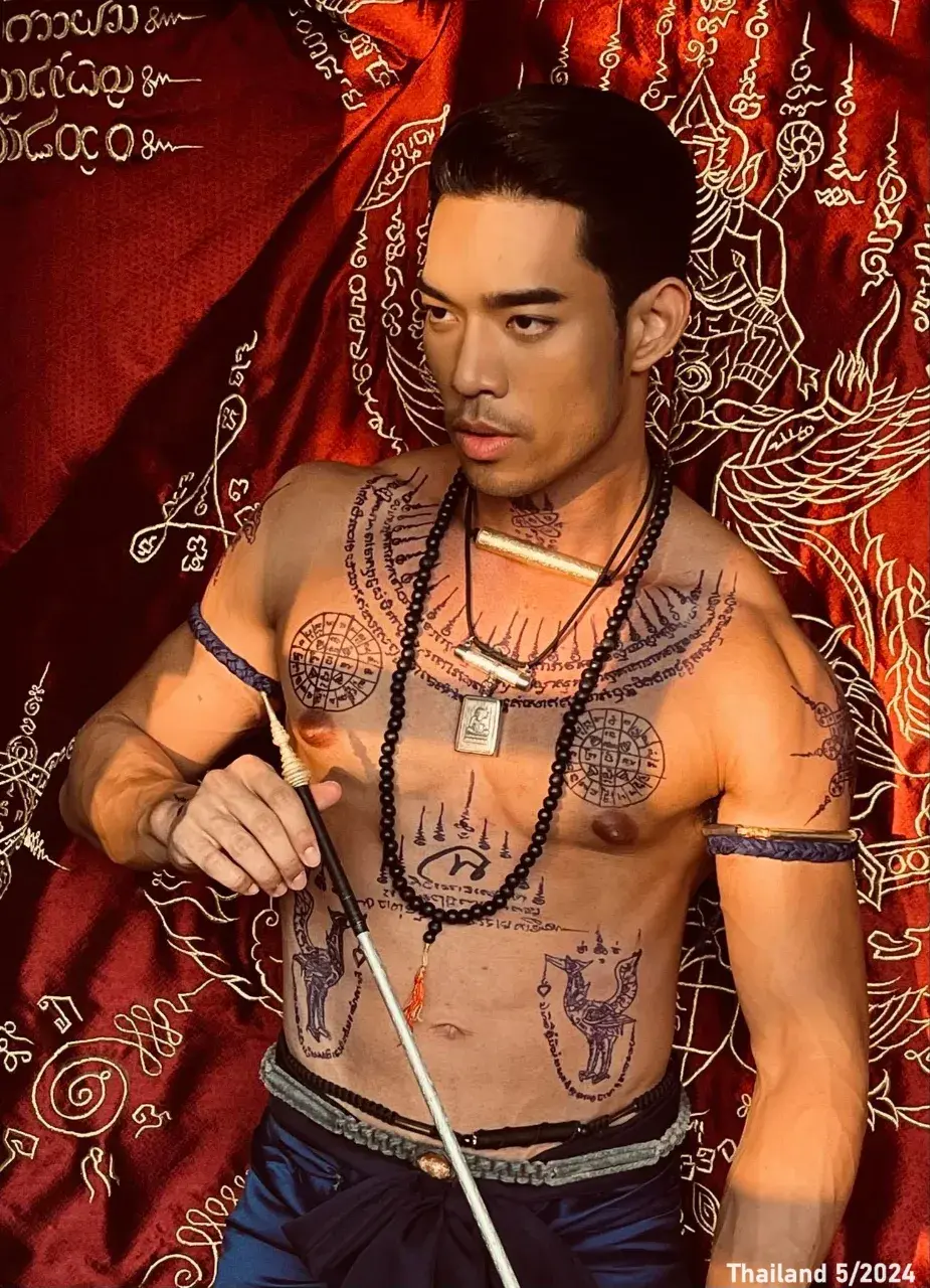 Joe Chonlawit and Thai Sak Yant Costume 🇹🇭