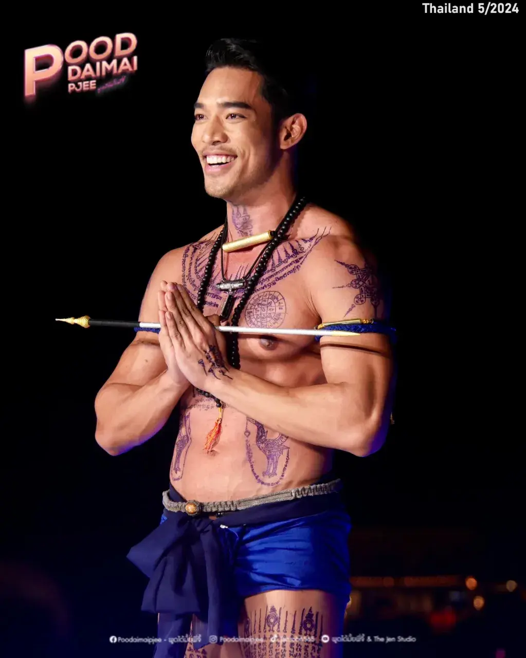 Joe Chonlawit and Thai Sak Yant Costume 🇹🇭