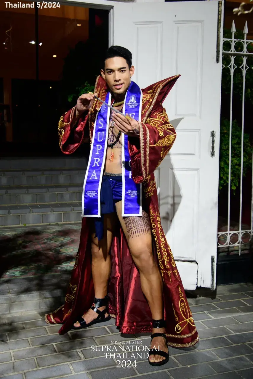 Joe Chonlawit and Thai Sak Yant Costume 🇹🇭