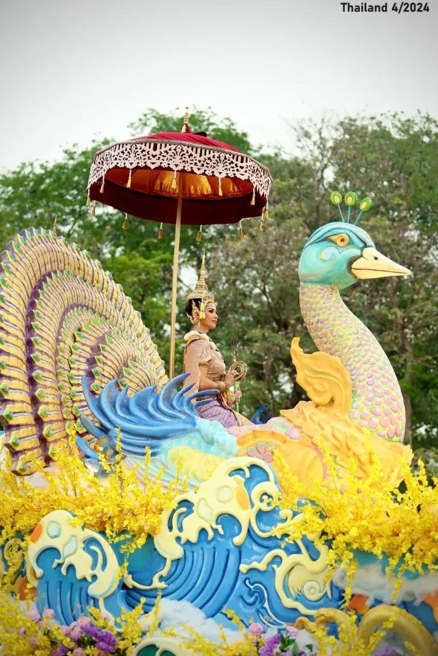Anntonia Porsild as Mahothorn Devi Songkran Goddess 2024 🇹🇭