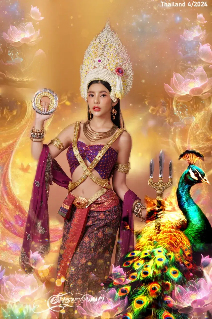 Mahothorn Devi in Thai Apsara Costume 🇹🇭